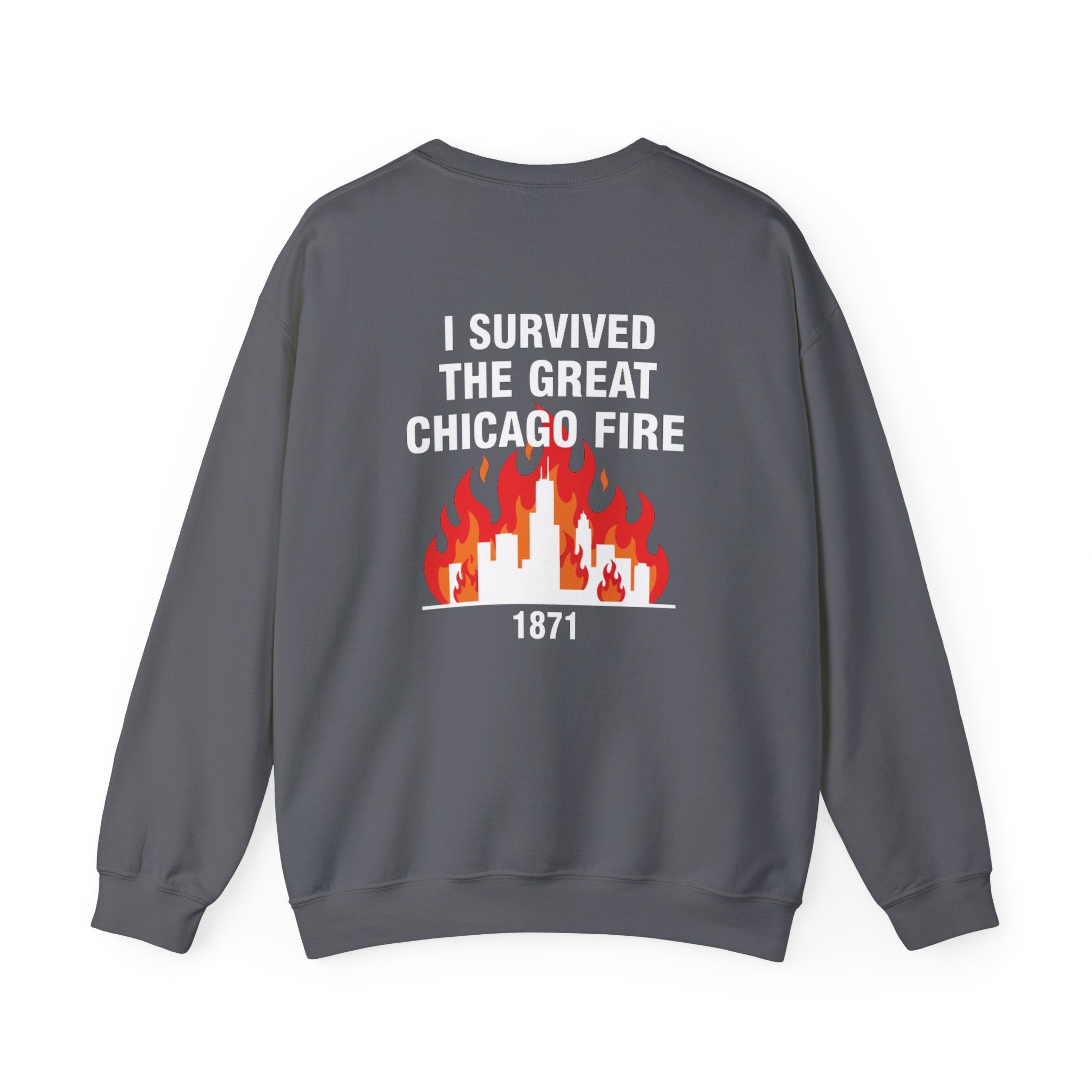 Great Chicago Fire Classic Back Print Sweatshirt