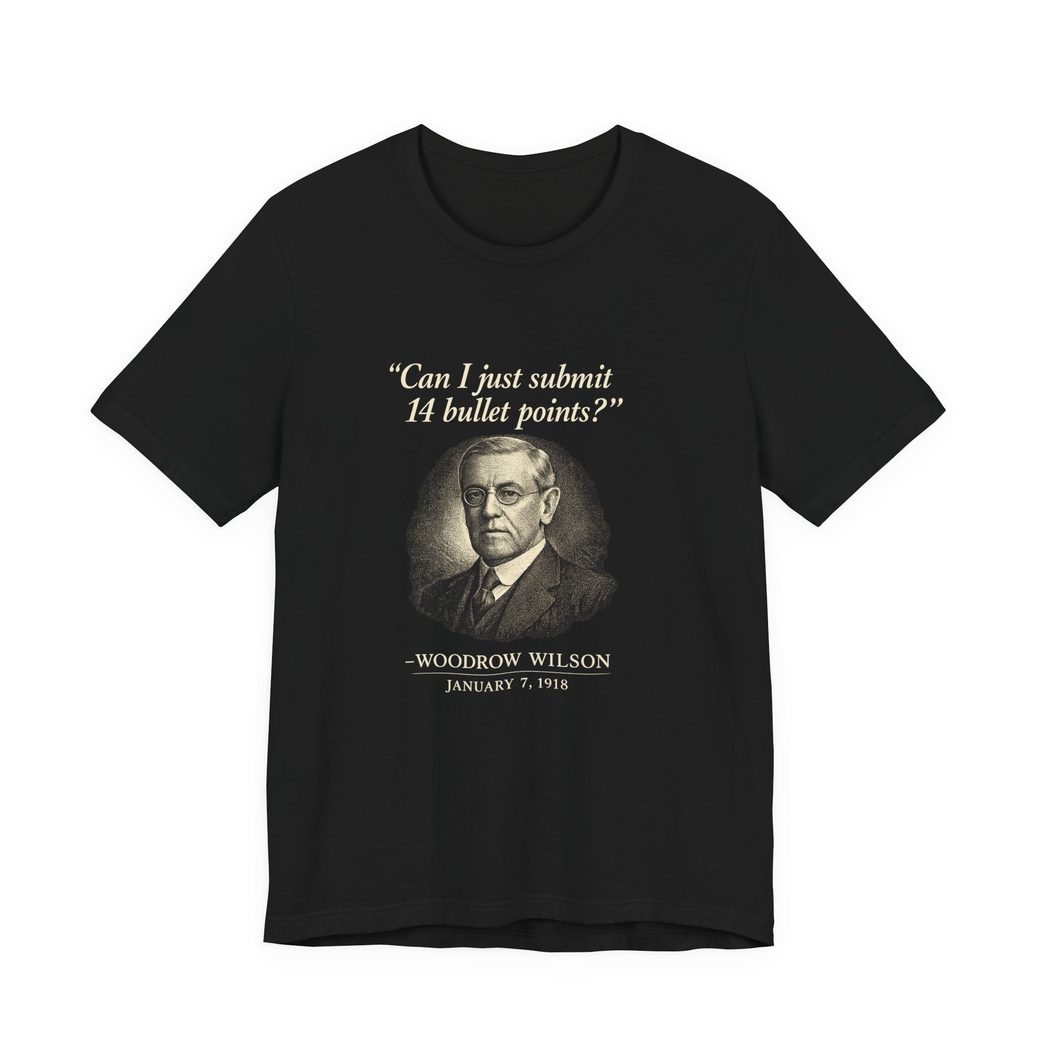 Woodrow Wilson Fourteen Points Procrastination Premium Tee