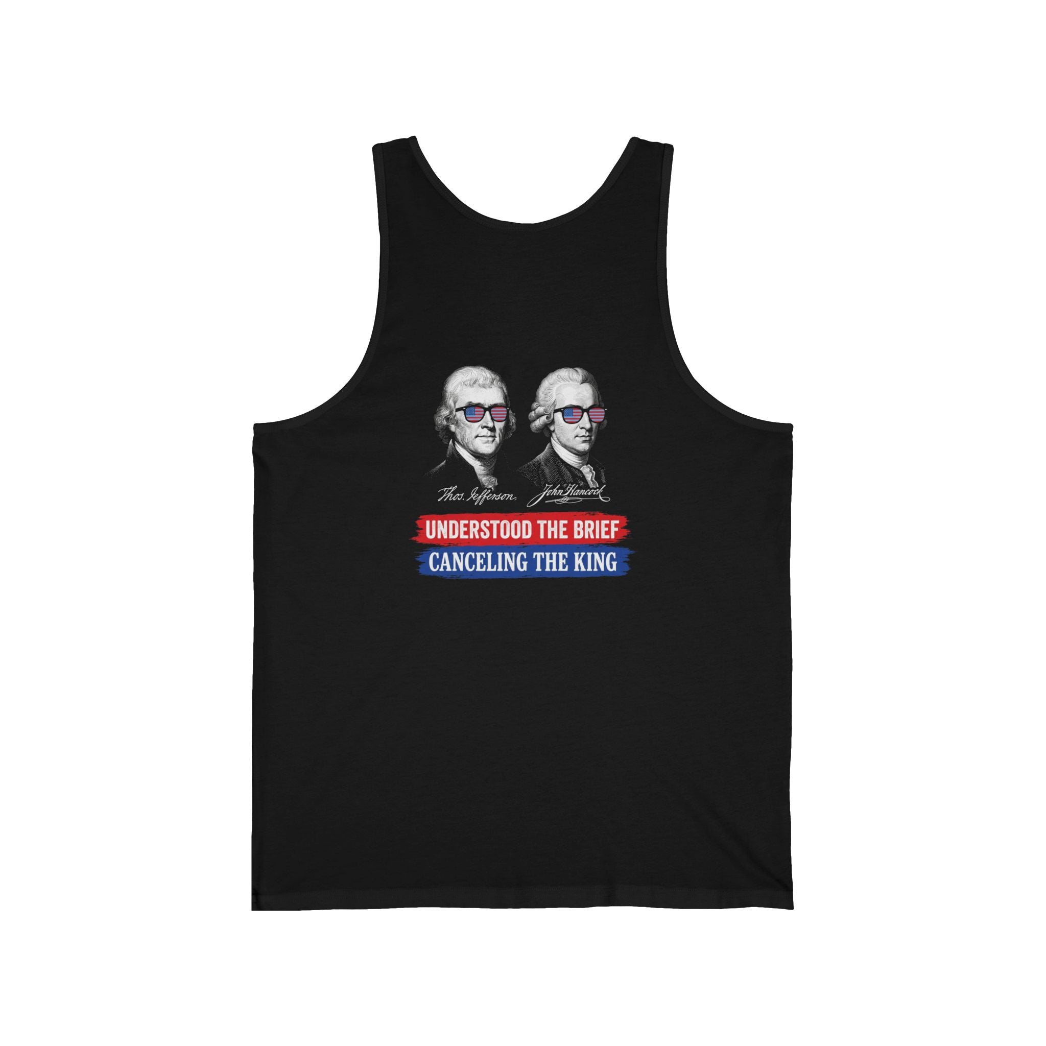 Jefferson Hancock Canceling The King Back Print Tank Top