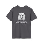 Stressed Eagle Fine Since Back Print T-Shirt