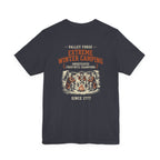 Valley Forge Winter Camping Back Print Premium Tee