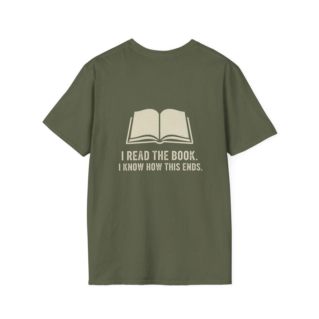 I Read The Book Back Print T-Shirt