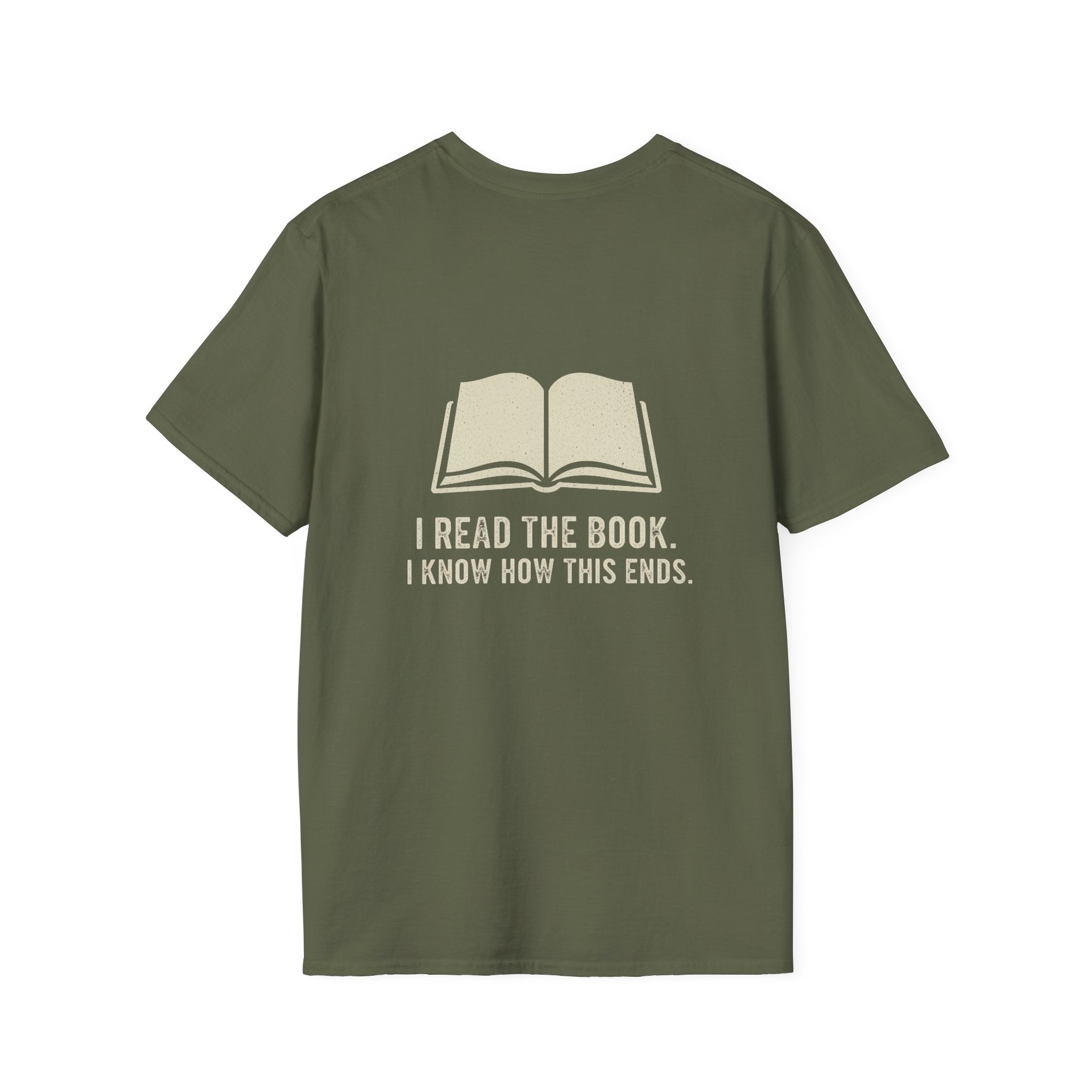 I Read The Book Back Print T-Shirt