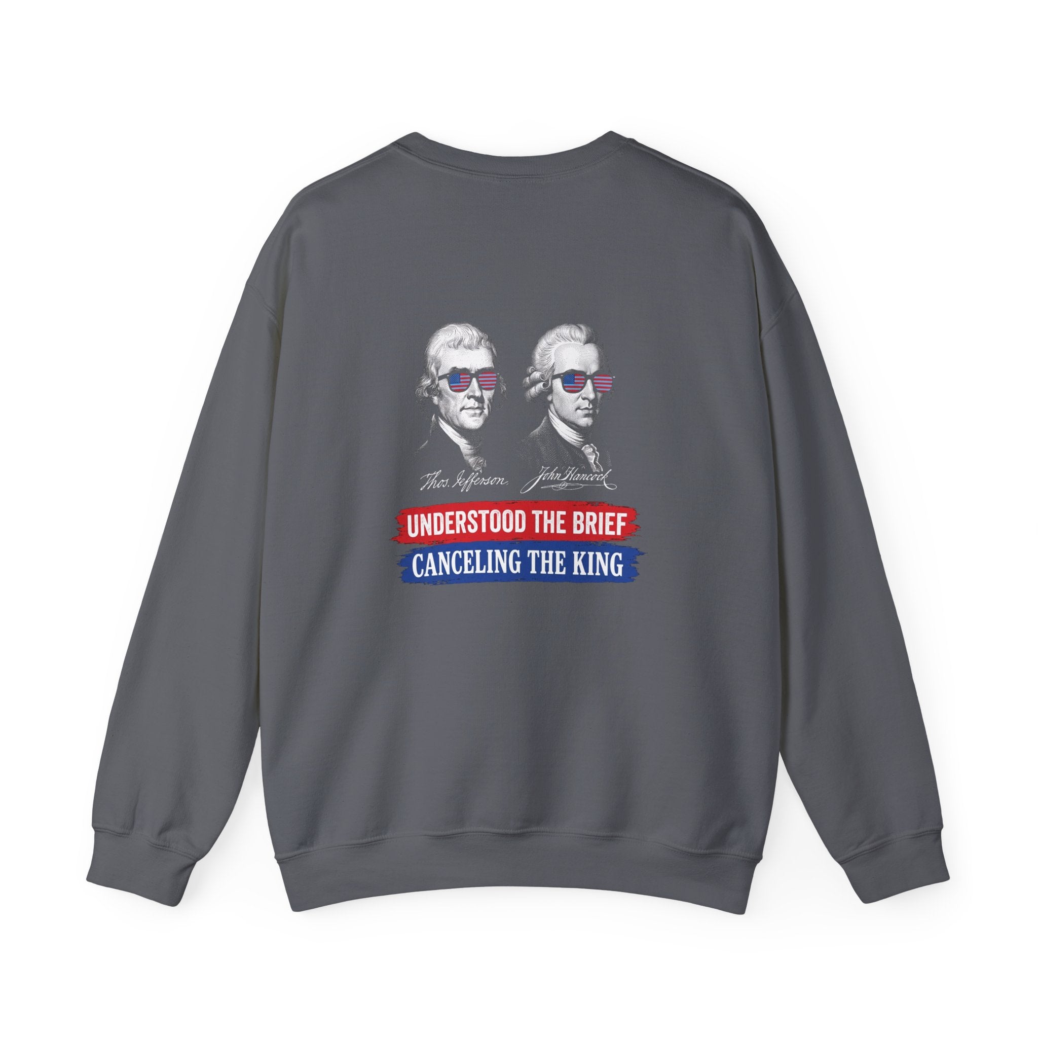 Jefferson Hancock Canceling The King Back Print Sweatshirt