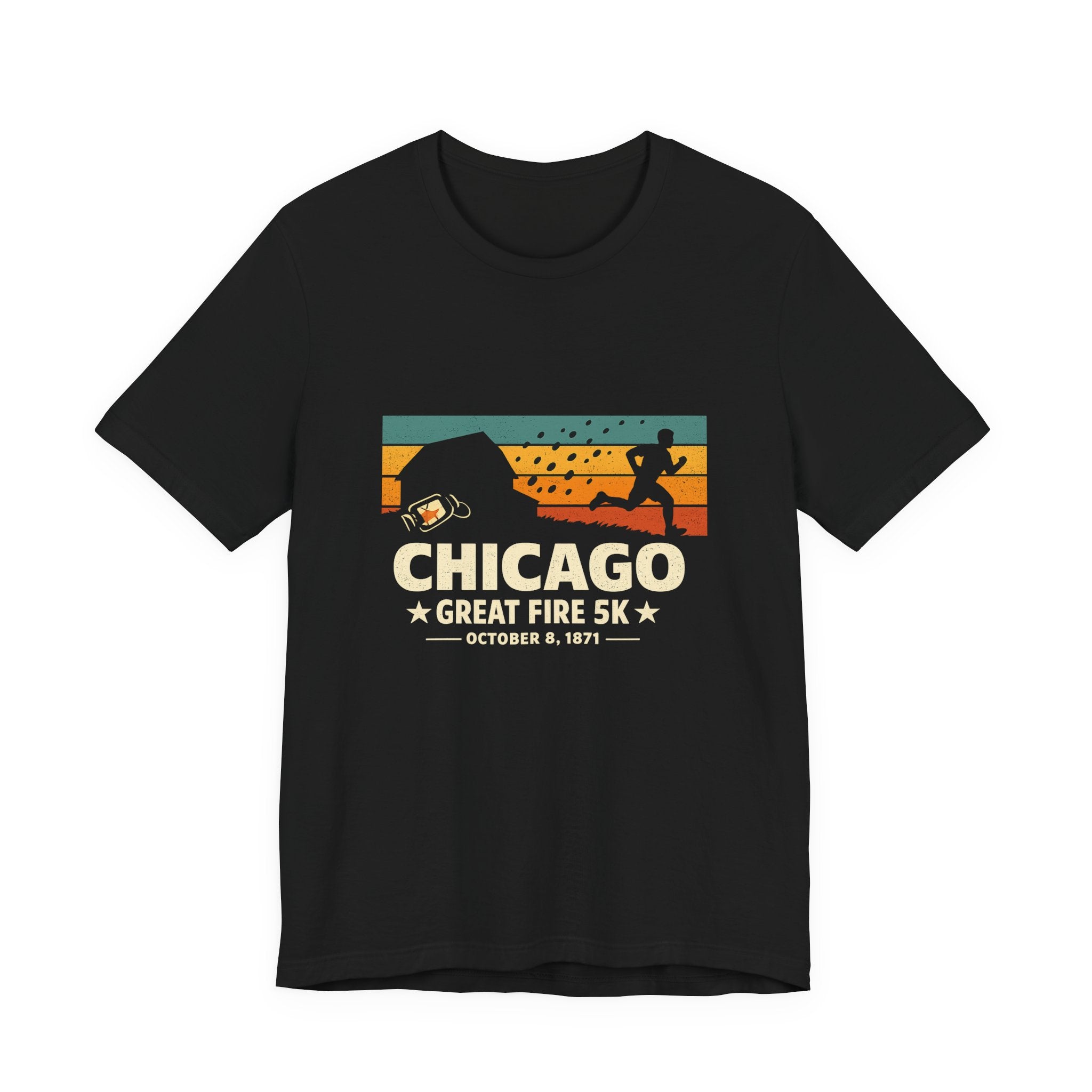 Chicago Great Fire 5K Retro Premium Tee