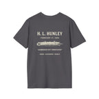 Css Hunley Submarine Memorial Back Print T-Shirt