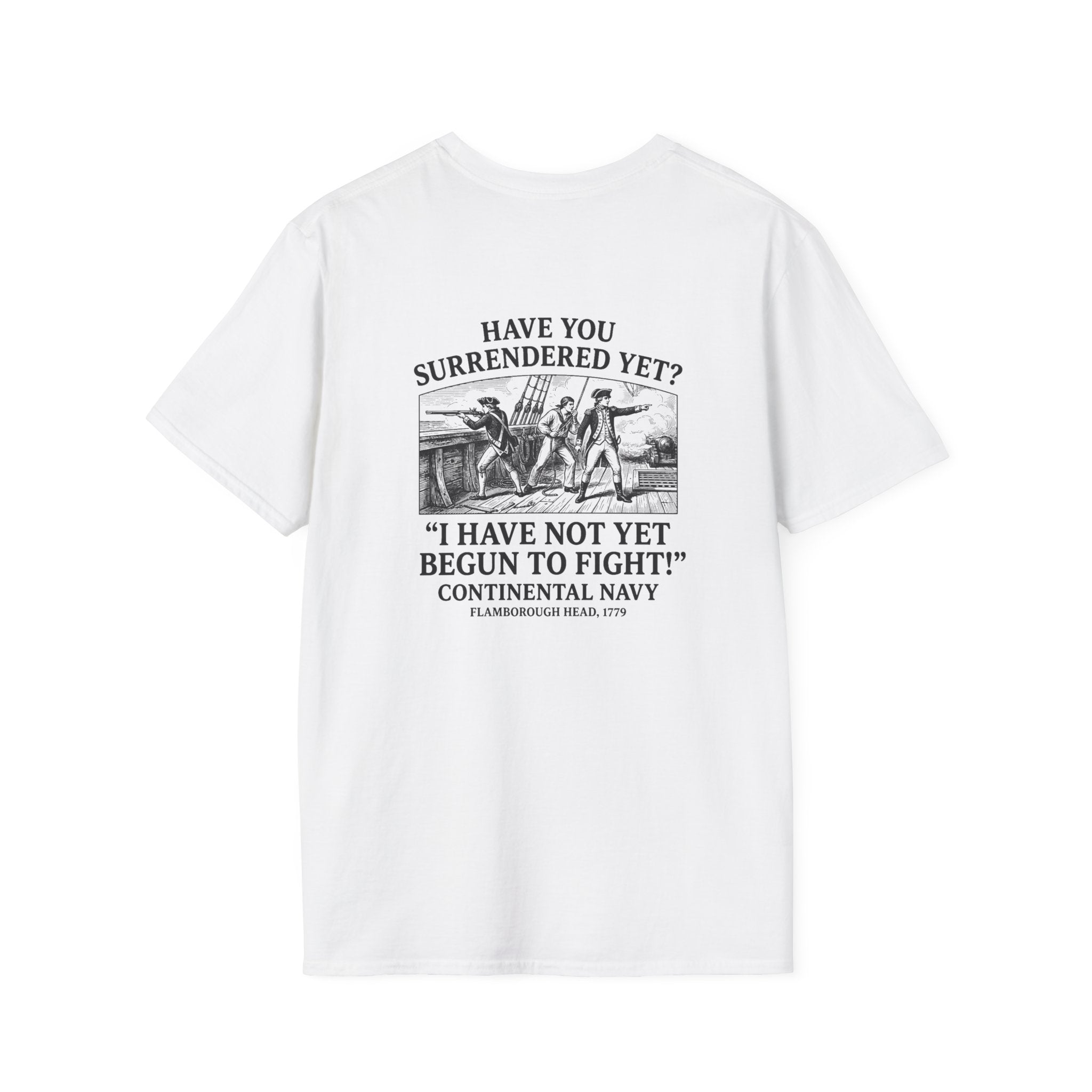 Not Yet Begun To Fight Back Print T-Shirt