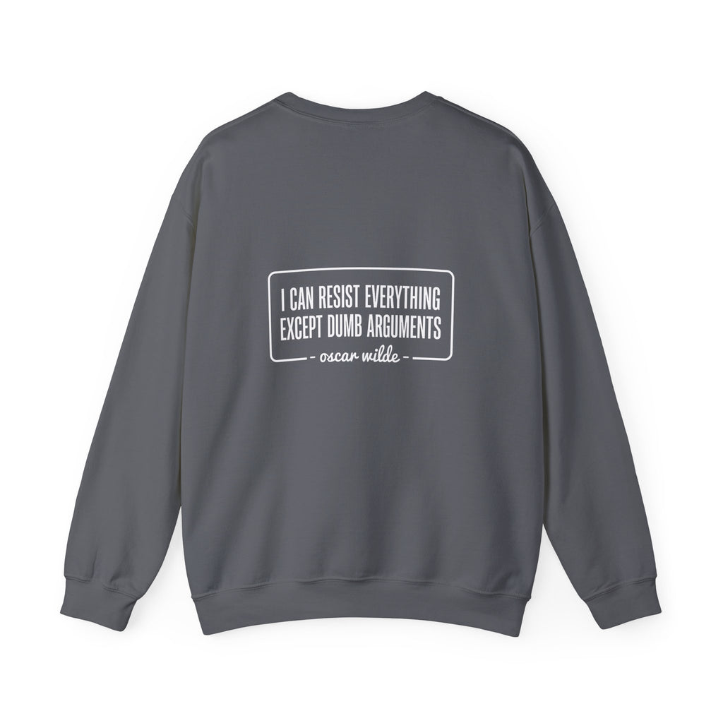 Oscar Wilde Quote Back Print Sweatshirt