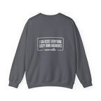 Oscar Wilde Quote Back Print Sweatshirt