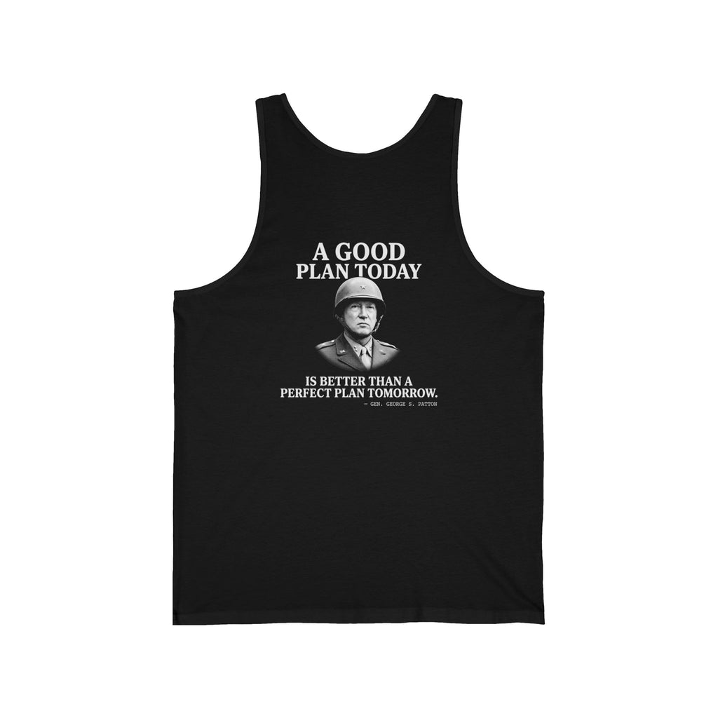 Patton Good Plan Back Print Tank Top