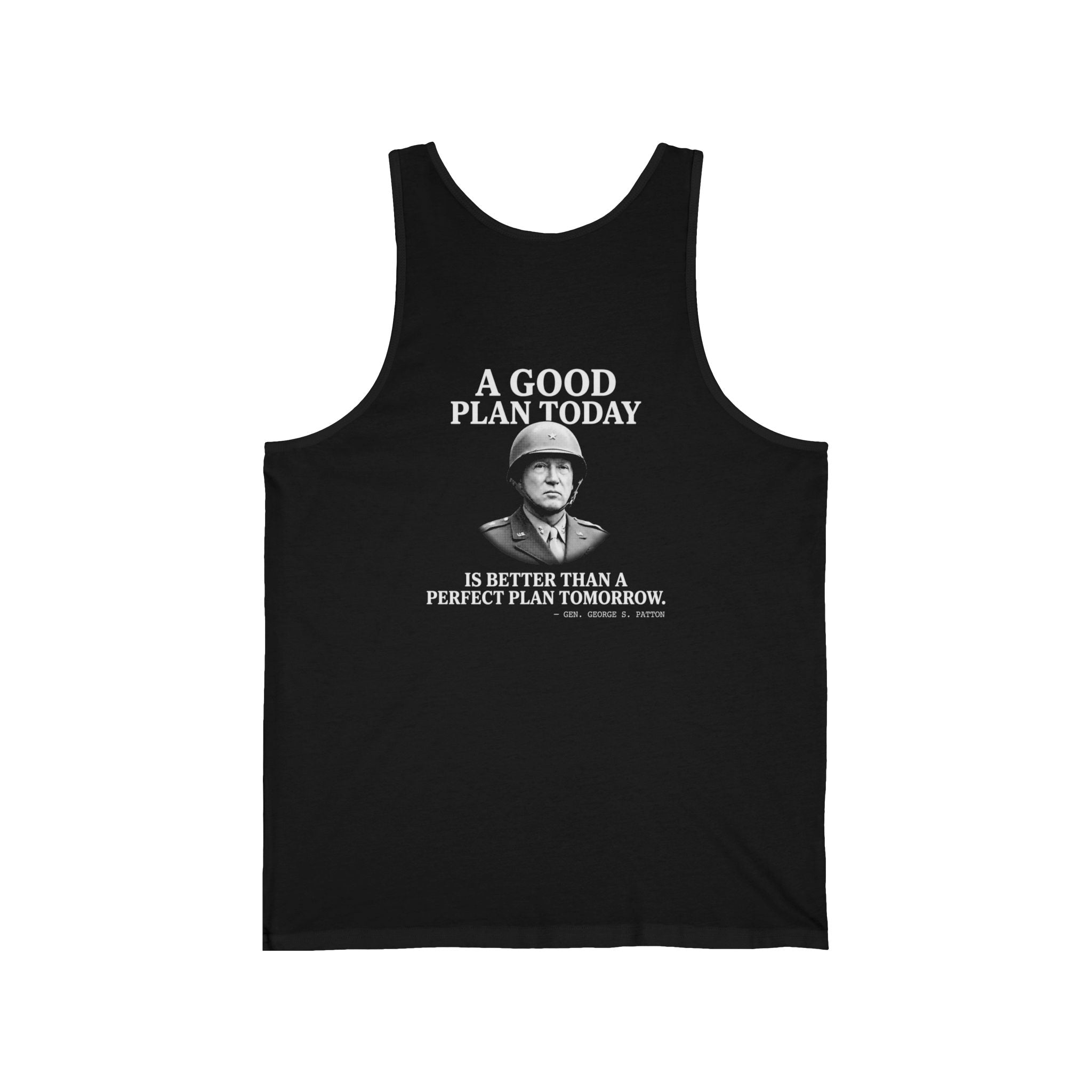 Patton Good Plan Back Print Tank Top