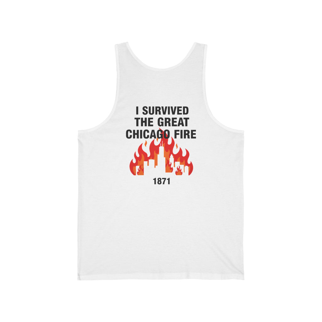 Great Chicago Fire Classic Back Print Tank Top
