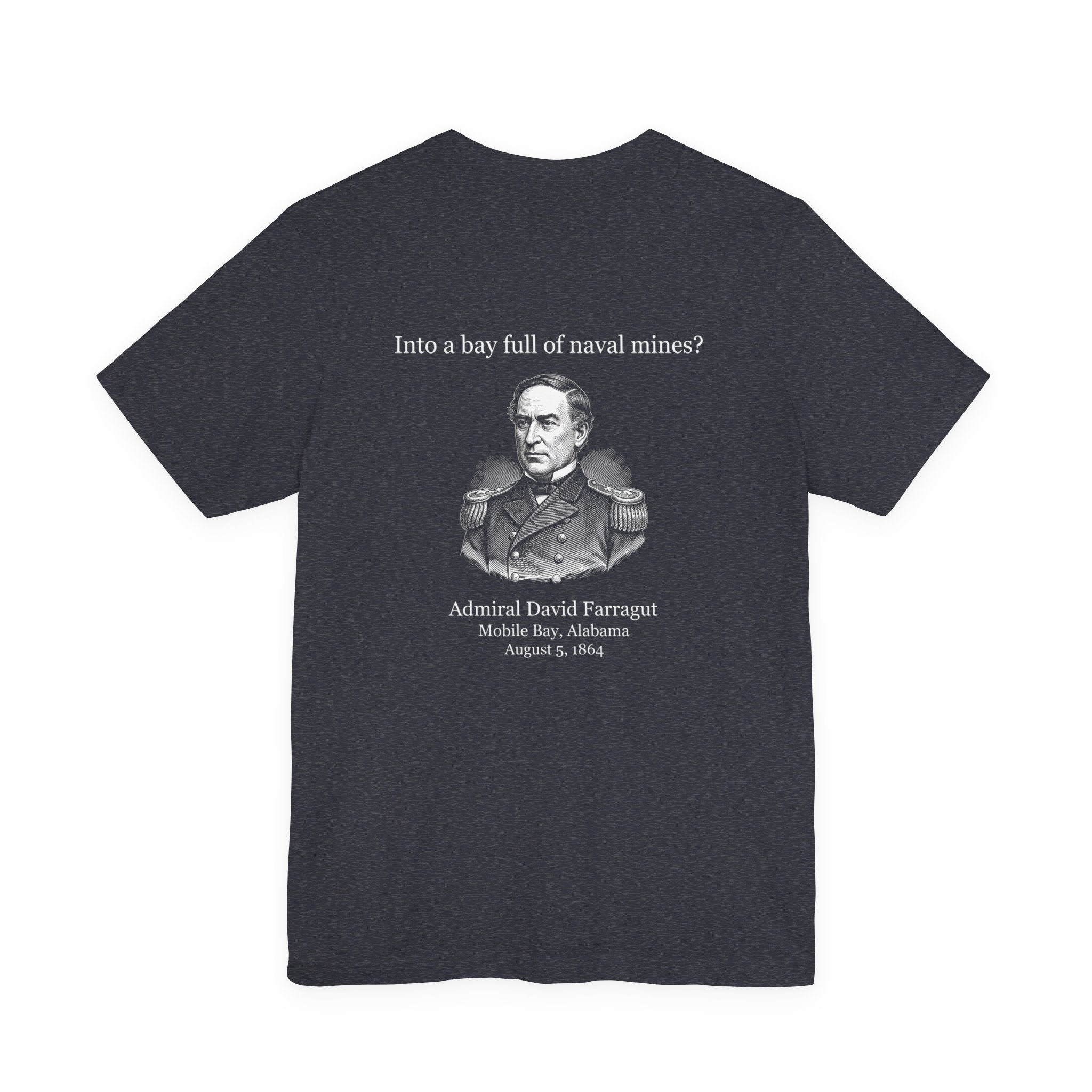 Mobile Bay Minefield Back Print Premium Tee