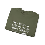 George Washington No Excuse Sweatshirt