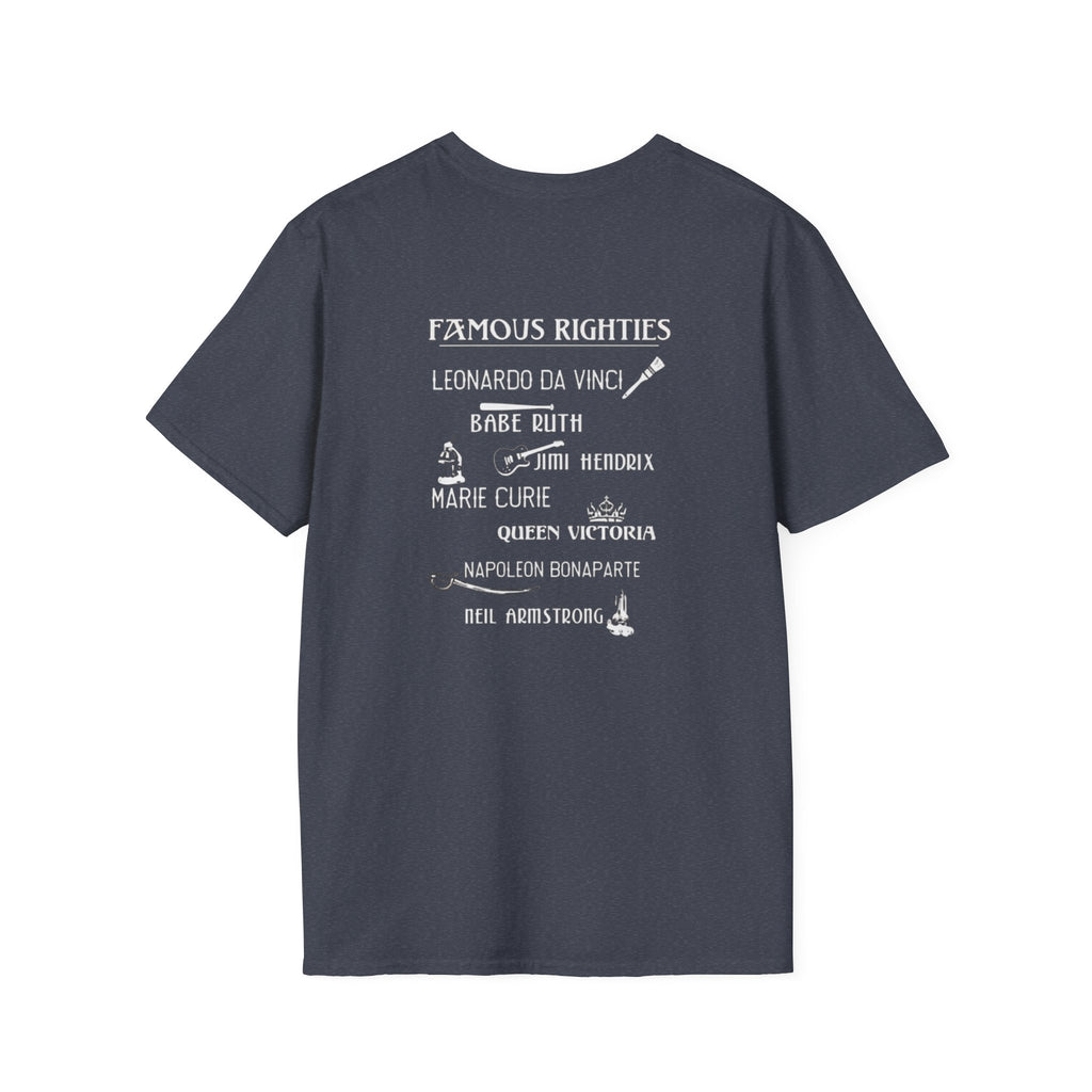 Famous Righties Back Print T-Shirt