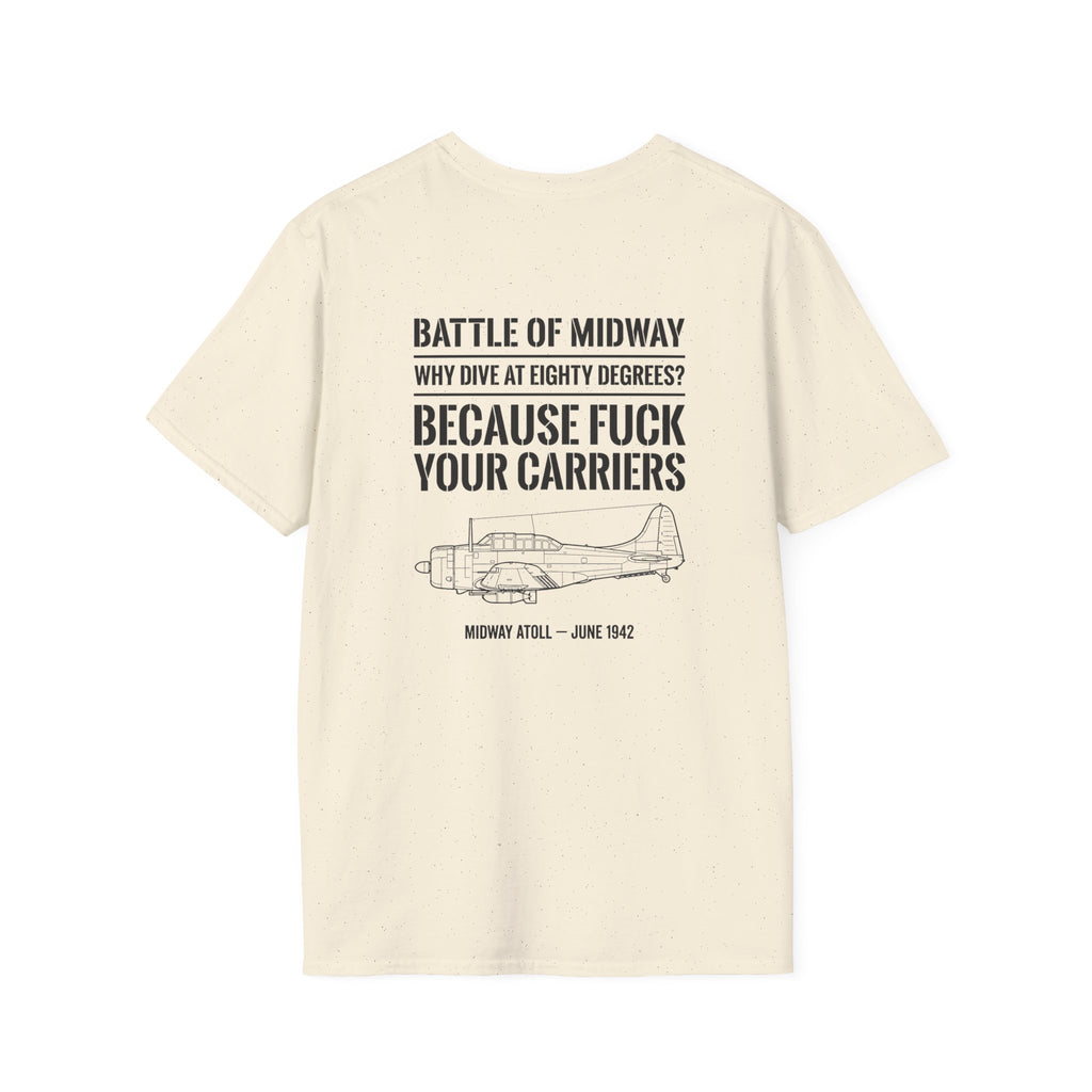 Battle of Midway Back Print T-Shirt