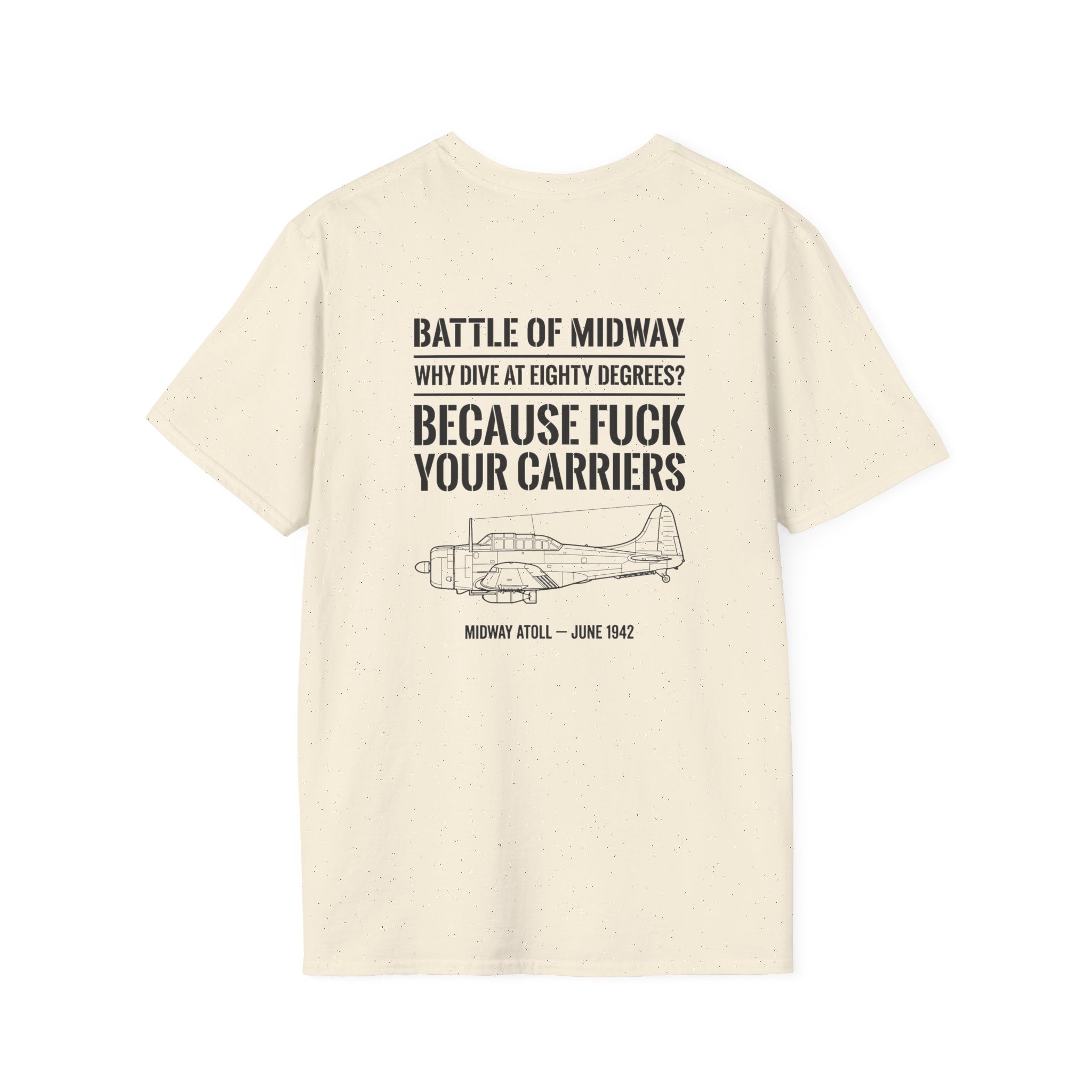 Battle of Midway Back Print T-Shirt