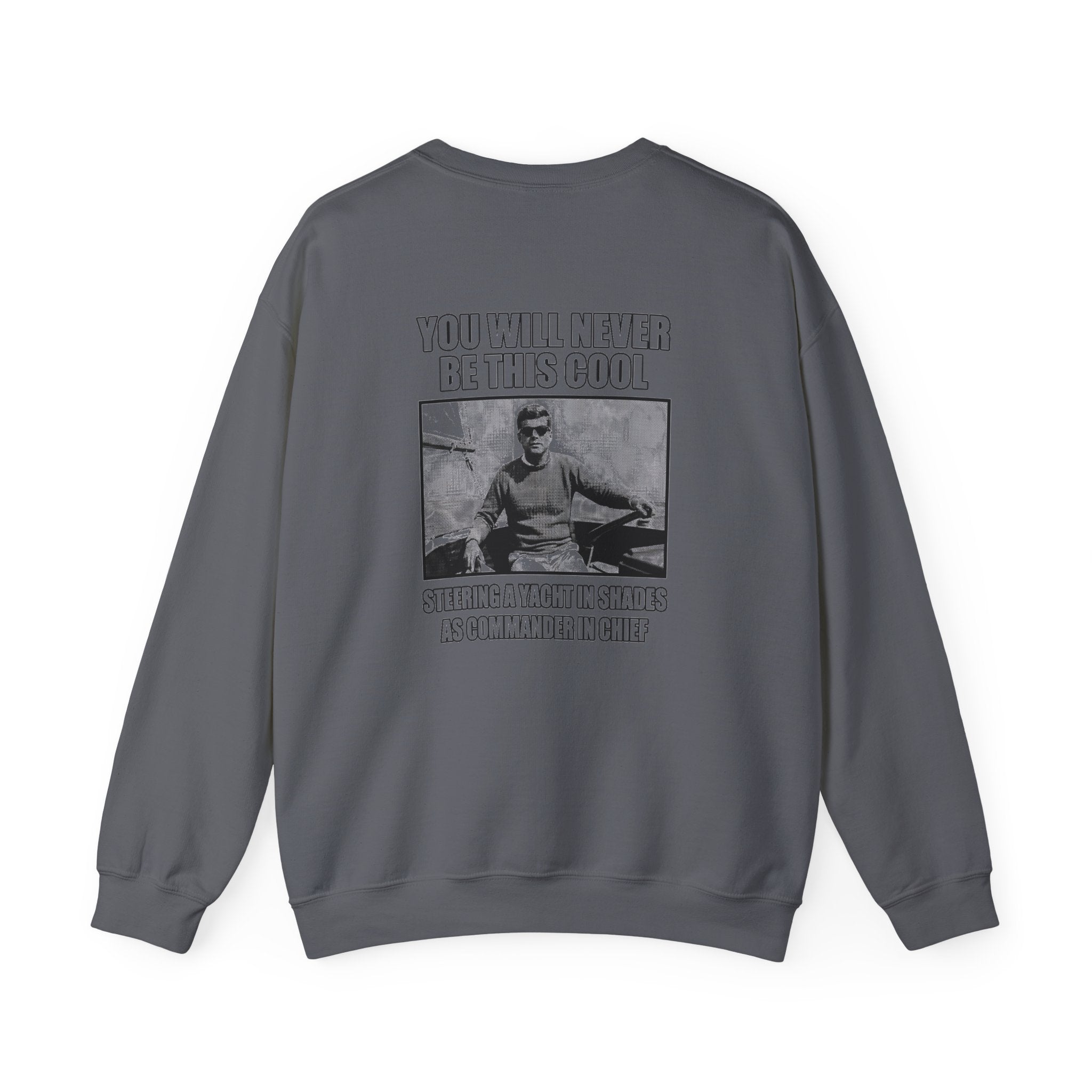 Jfk Yacht Sunglasses Flex Back Print Sweatshirt