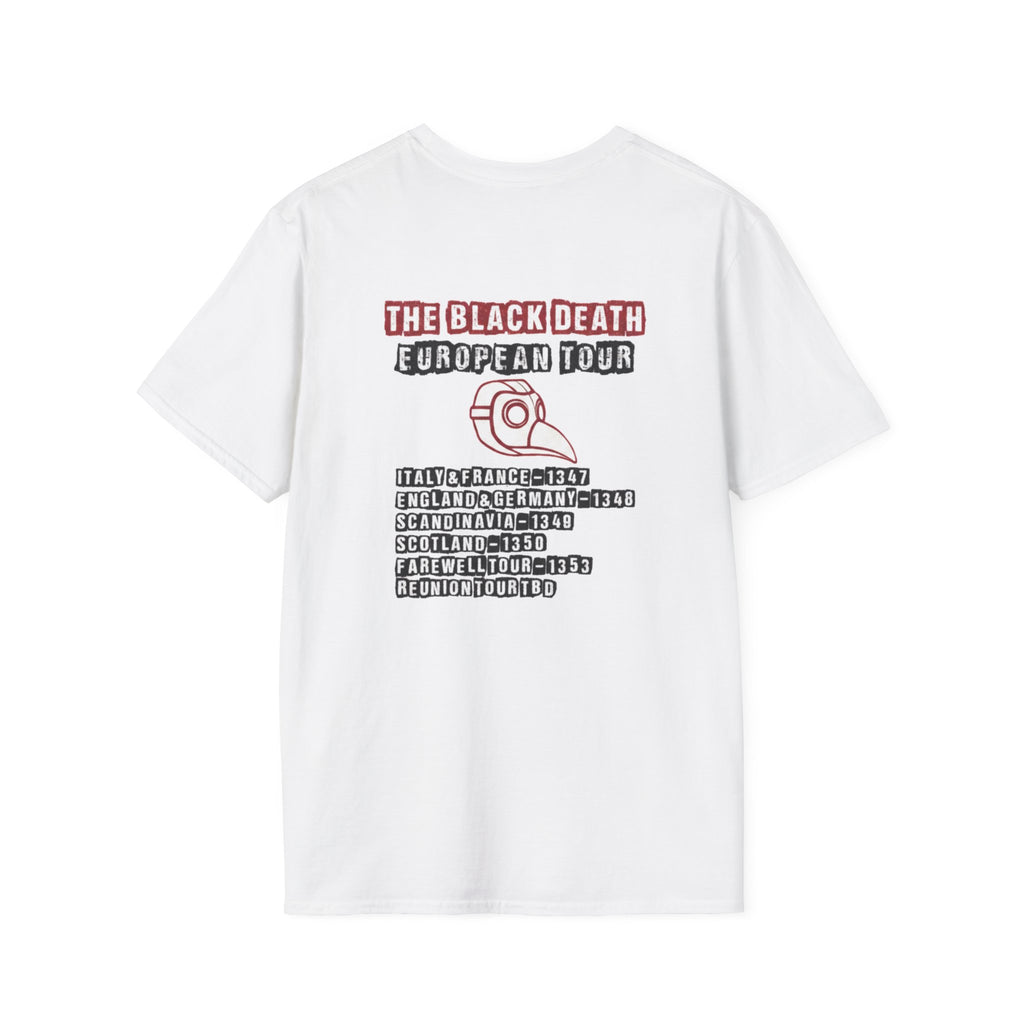 The Black Death European Tour Back Print T-Shirt