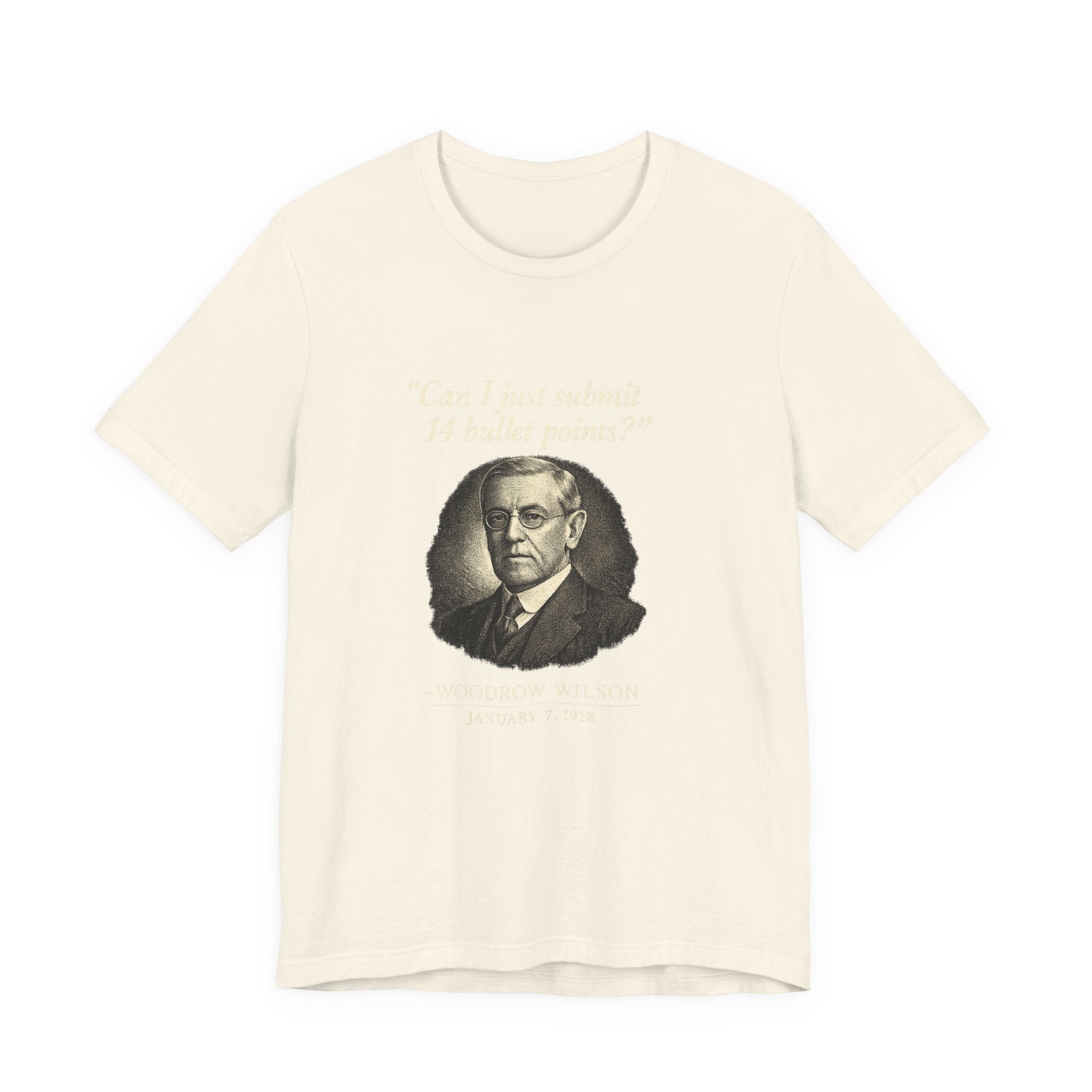 Woodrow Wilson Fourteen Points Procrastination Premium Tee