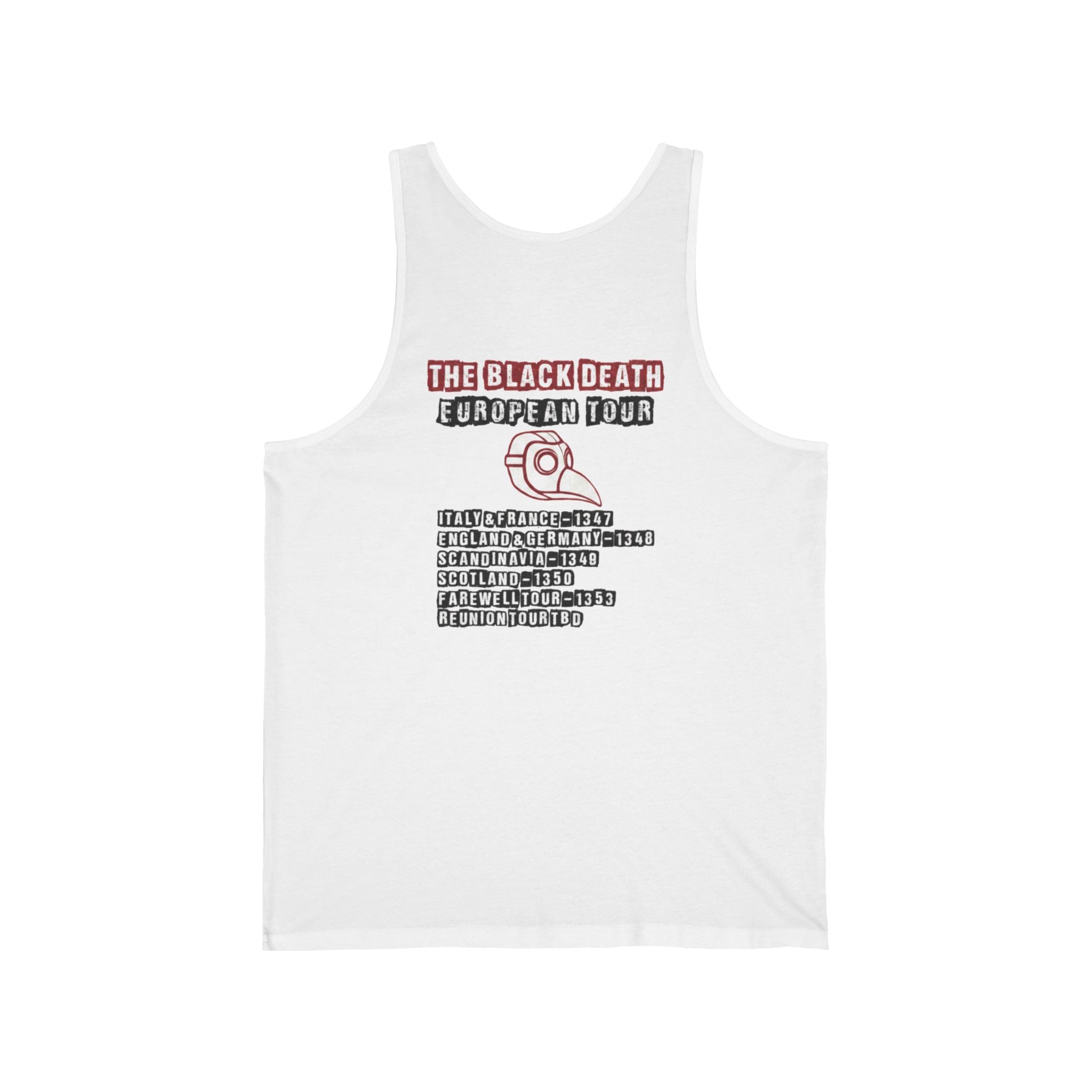 The Black Death European Tour Back Print Tank Top