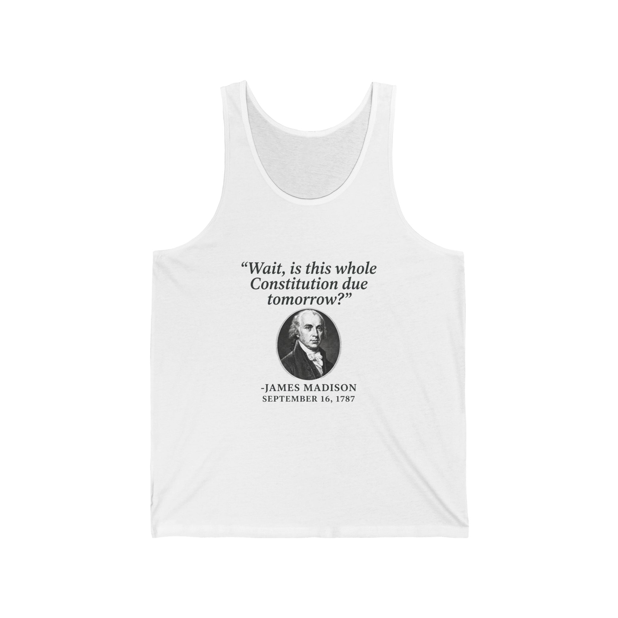 Madison Constitution Deadline Tank Top