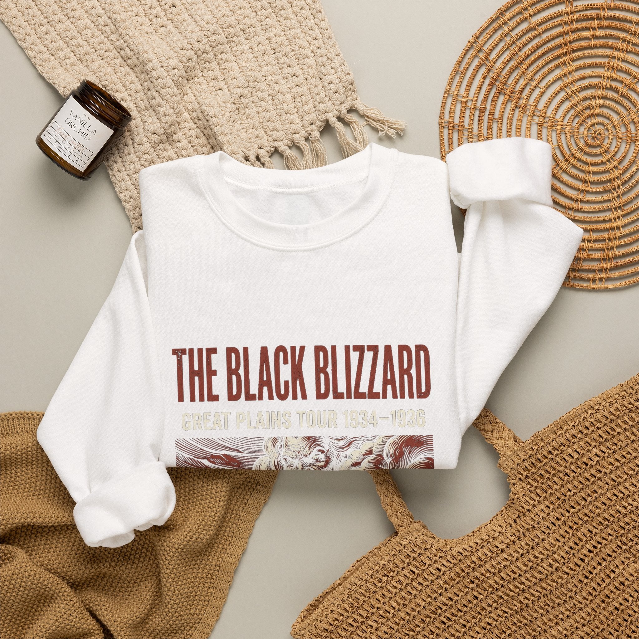 Black Blizzard Dust Tour Sweatshirt