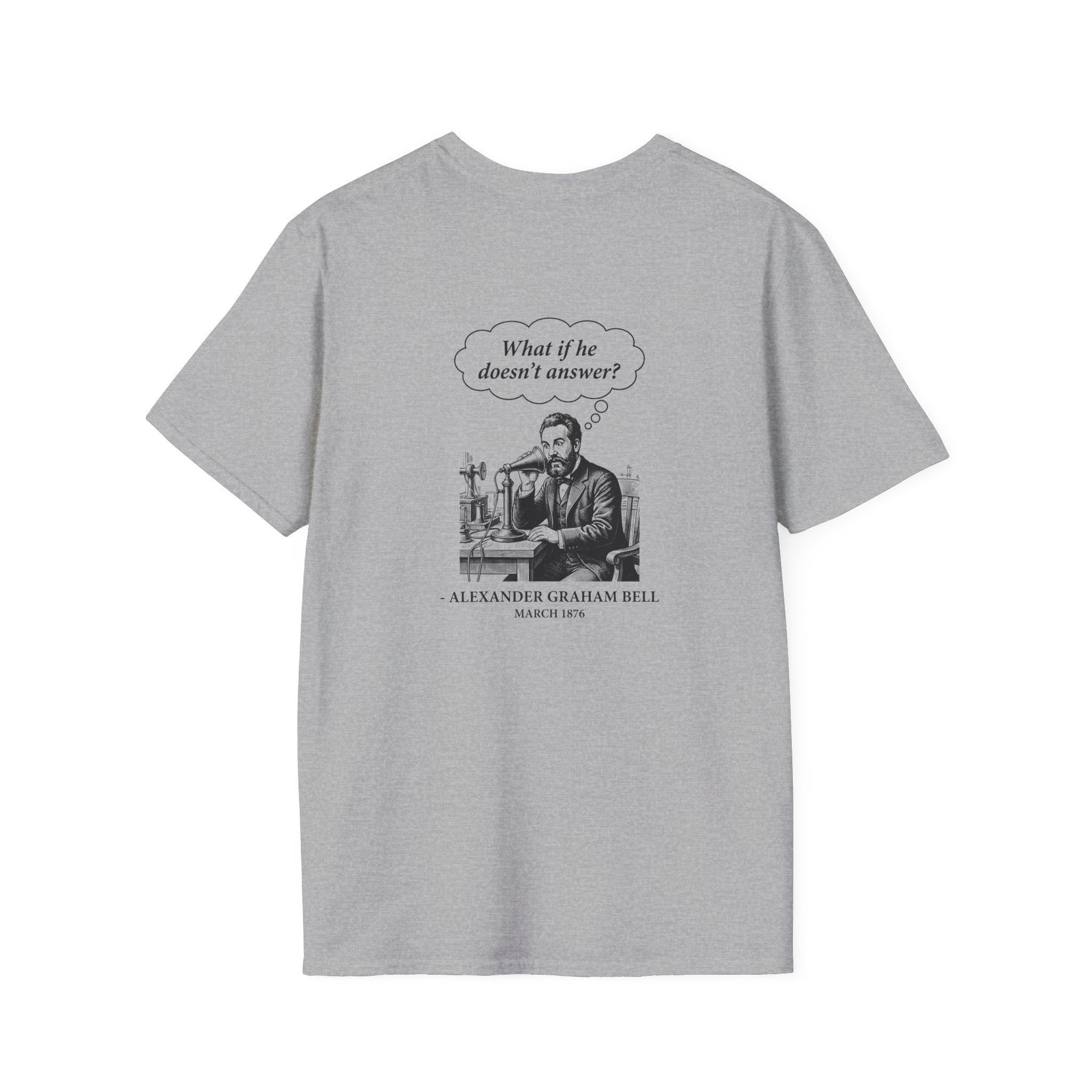 First Phone Call Panic Back Print T-Shirt