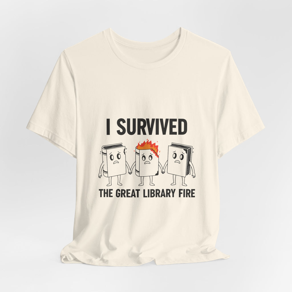 I Survived The Great Library Premium Tee