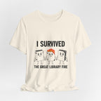 I Survived The Great Library Premium Tee