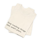 Imperialism Parental Warning Quote Premium Tee
