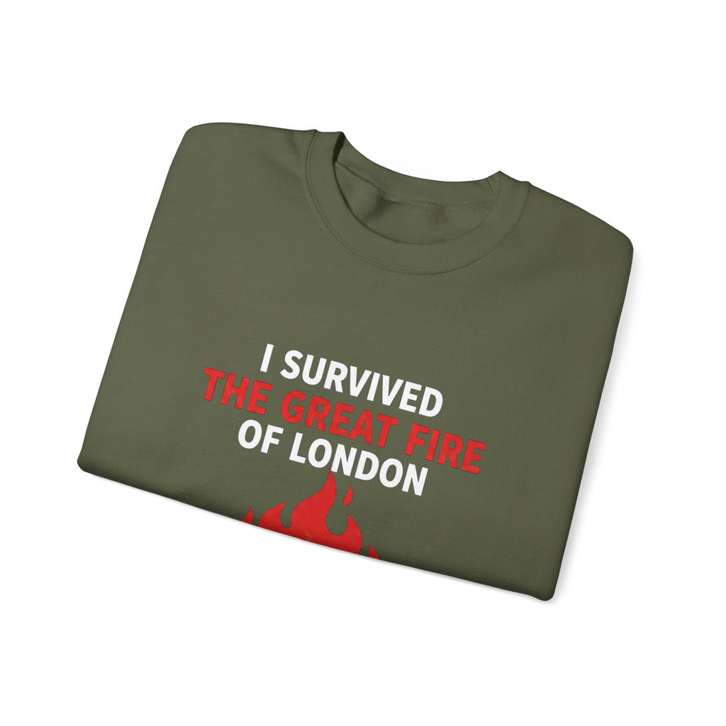 I Survived The Great Fire Sweatshirt