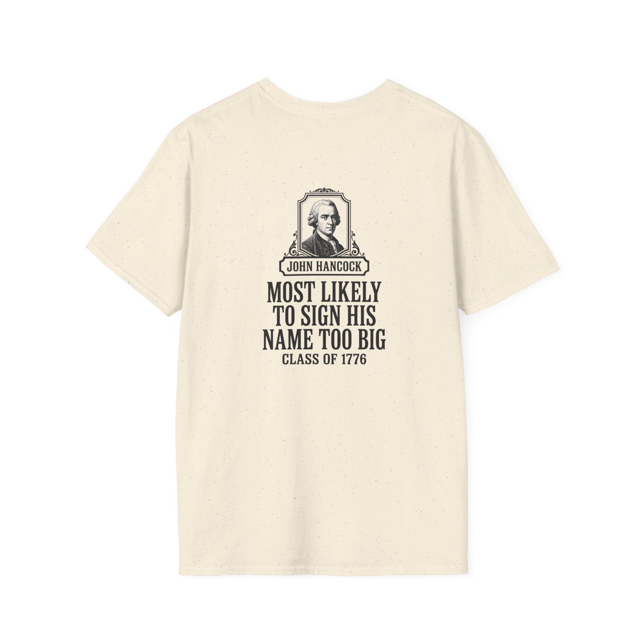 John Hancock Signature Superlative Back Print T-Shirt