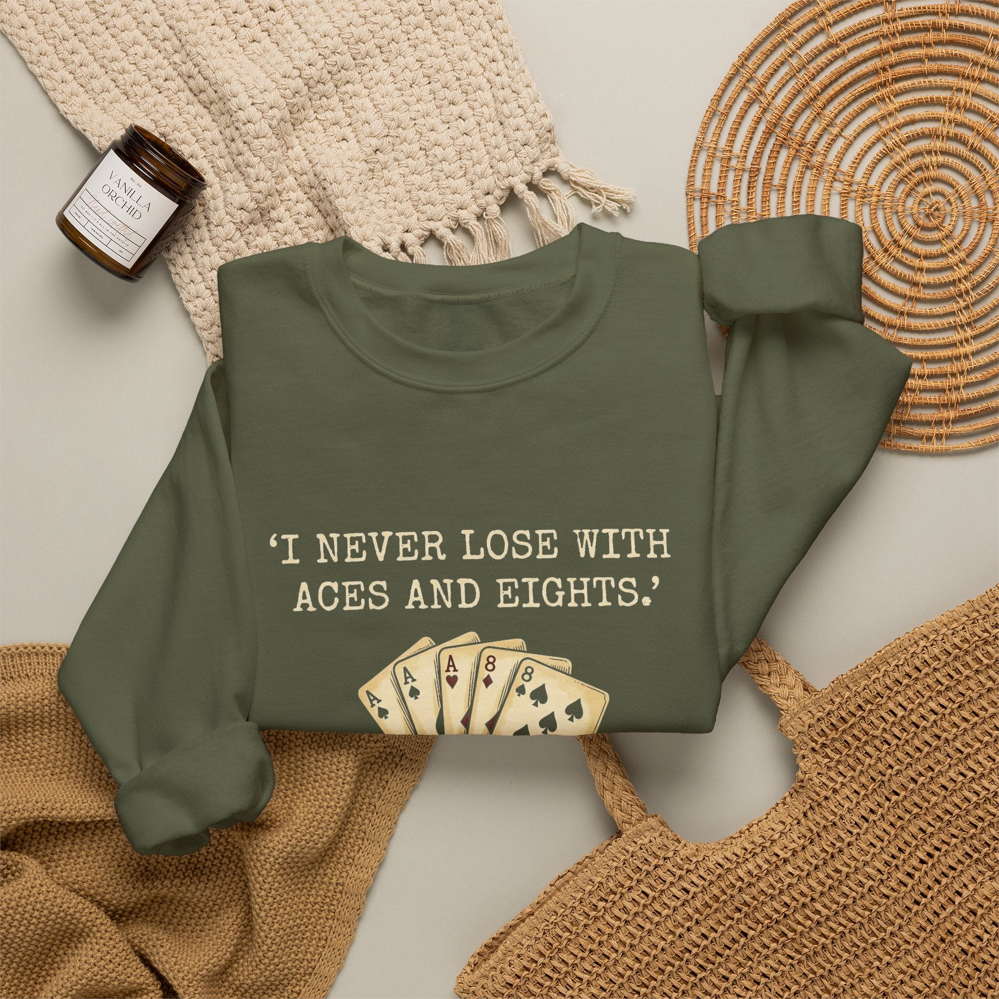 Dead Mans Hand Poker Sweatshirt