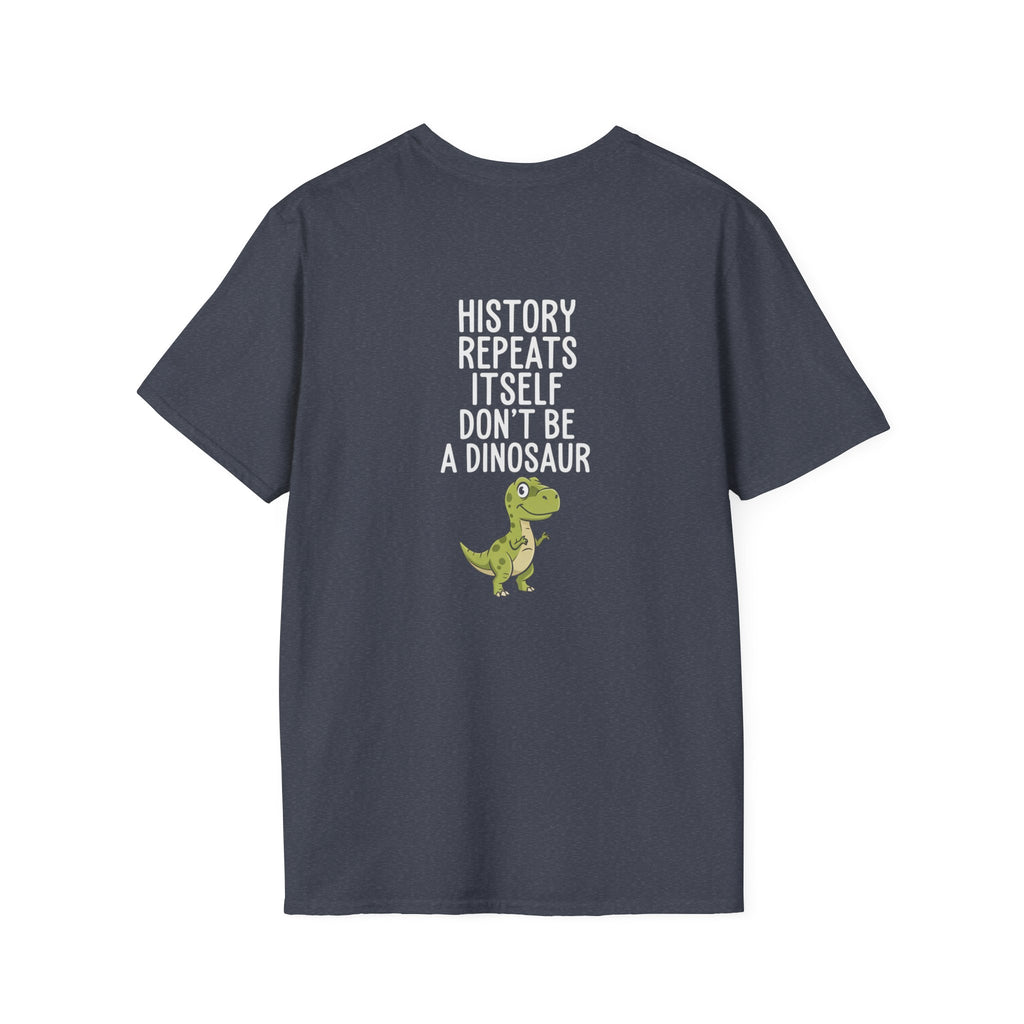 History Repeats Itself Back Print T-Shirt