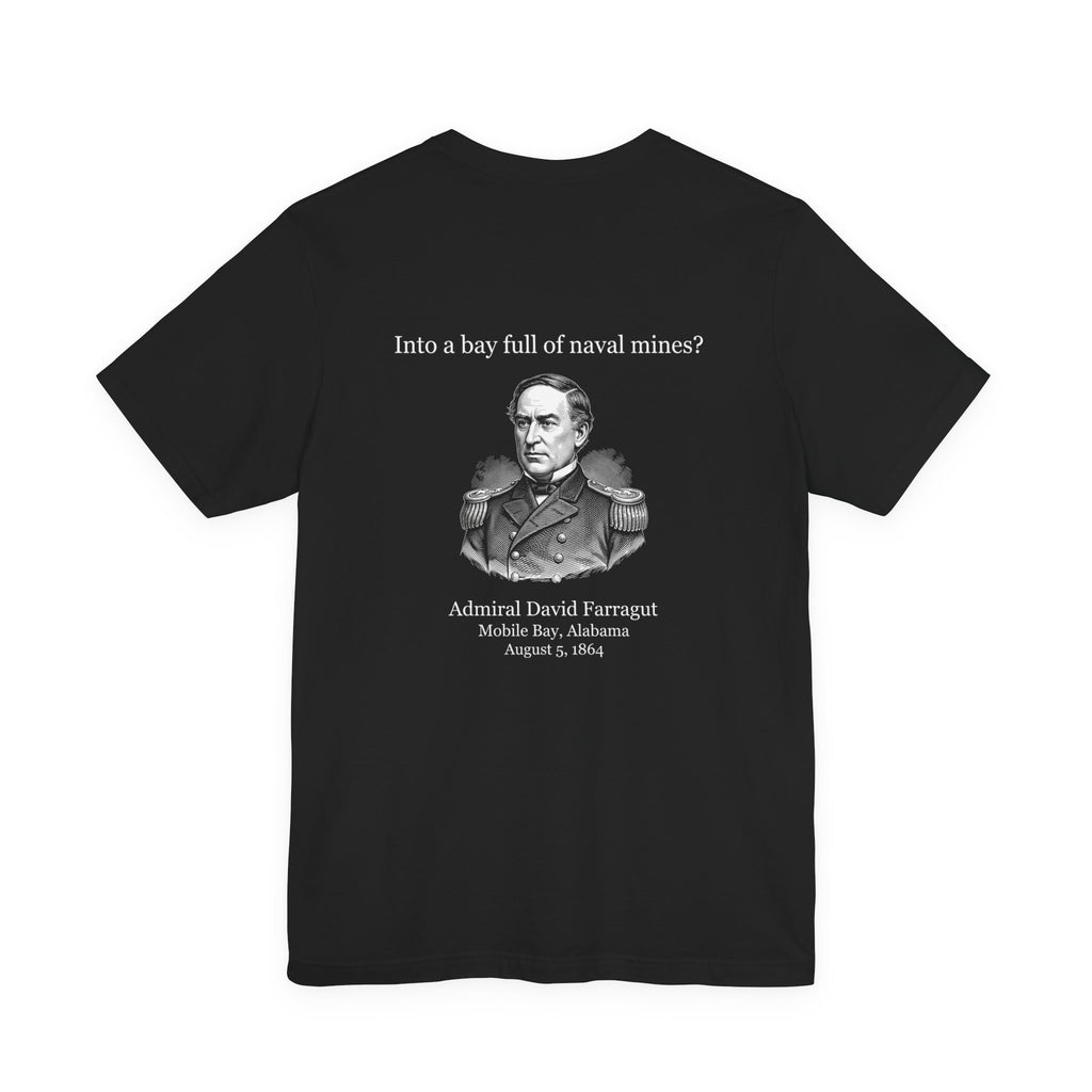 Mobile Bay Minefield Back Print Premium Tee