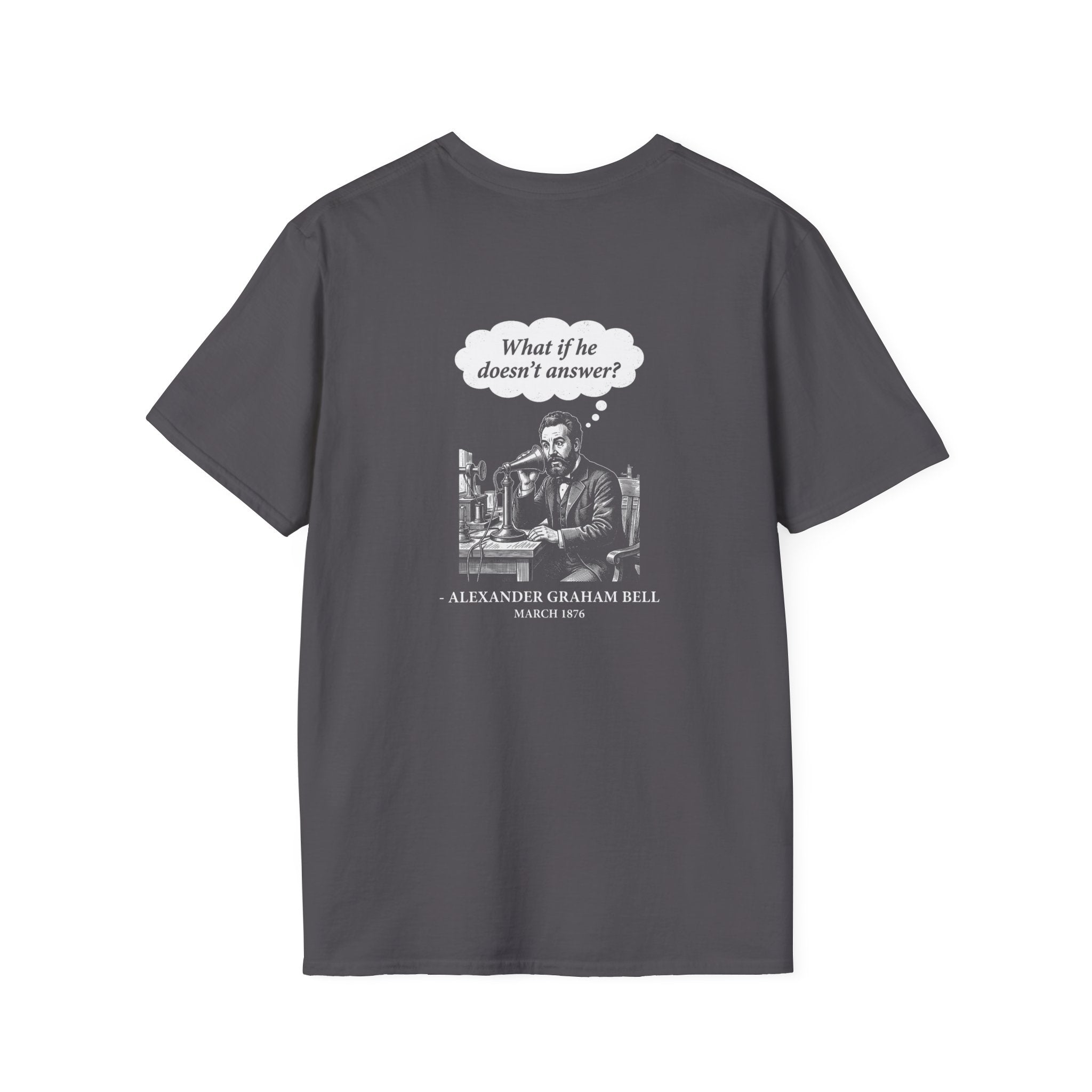 First Phone Call Panic Back Print T-Shirt