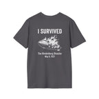 I Survived The Hindenburg Disaster Back Print T-Shirt