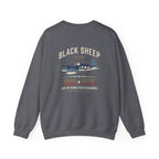 Black Sheep Squadron Crest Back Print Sweatshirt