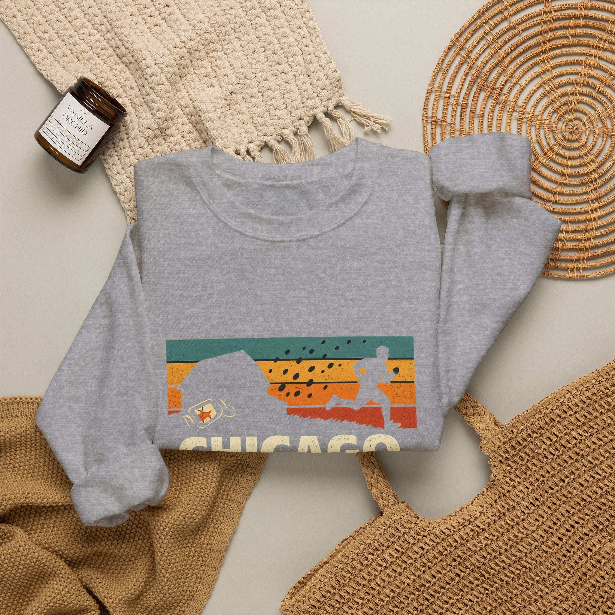 Chicago Great Fire 5K Retro Sweatshirt