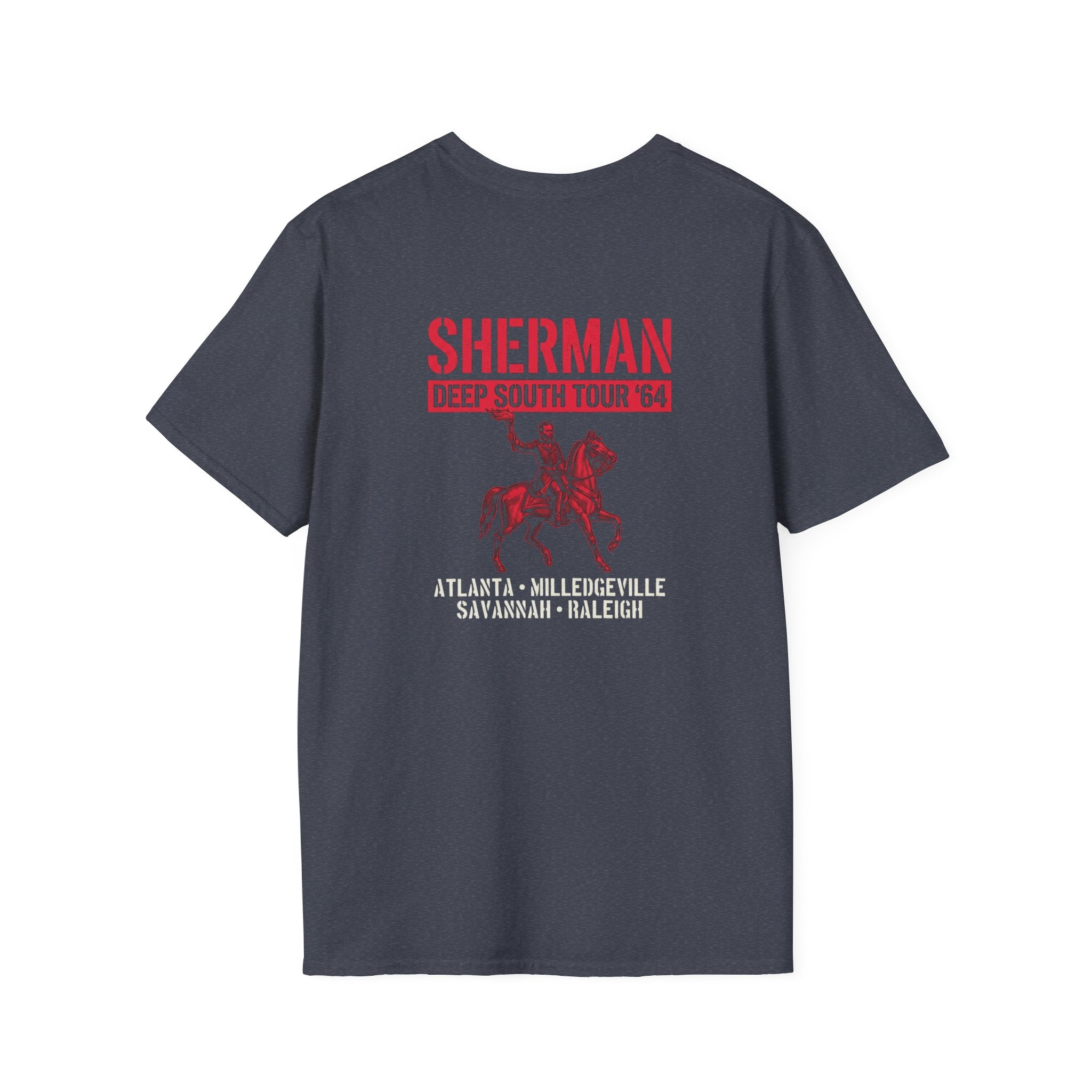 Sherman Deep South Tour Vintage Back Print T-Shirt