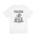 San Jacinto Eighteen Minutes Back Print Premium Tee