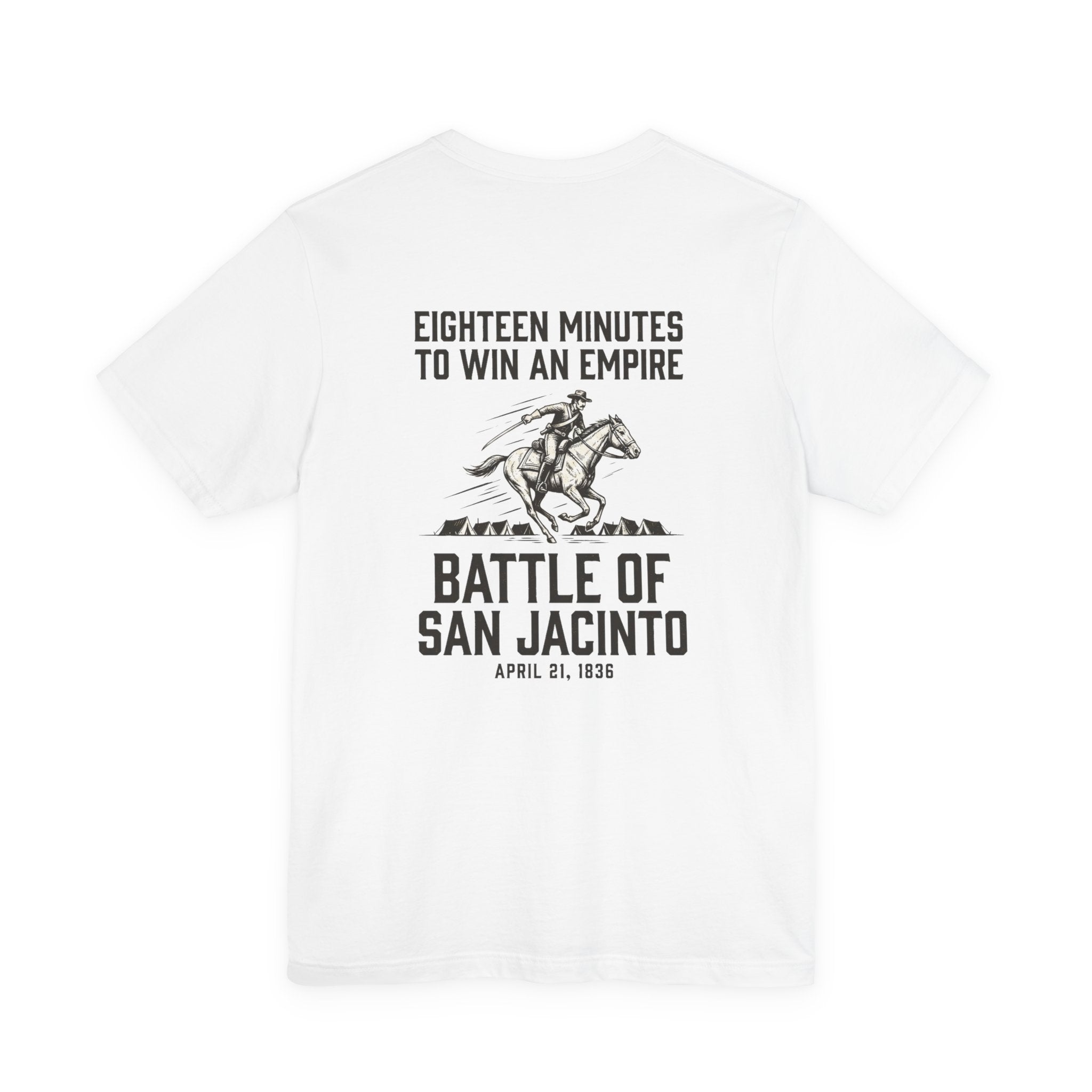San Jacinto Eighteen Minutes Back Print Premium Tee
