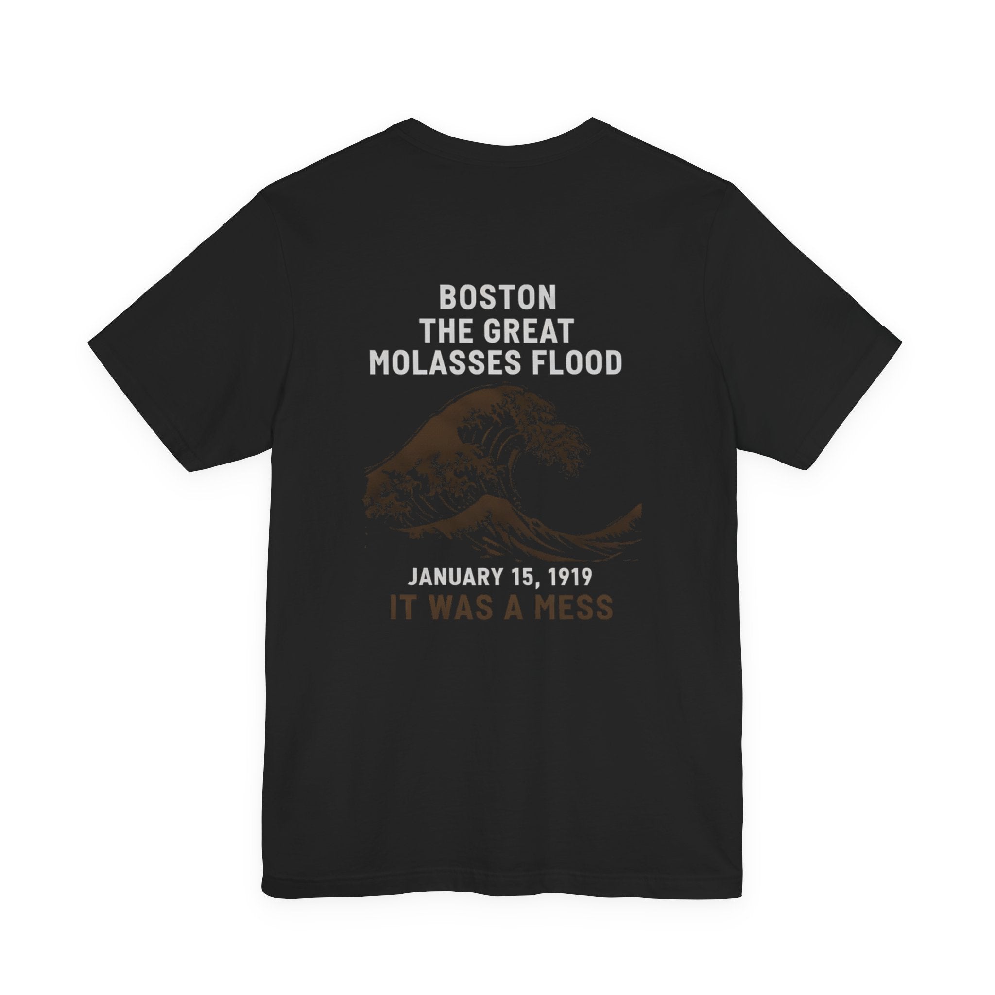 Boston The Great Molasses Flood Back Print Premium Tee