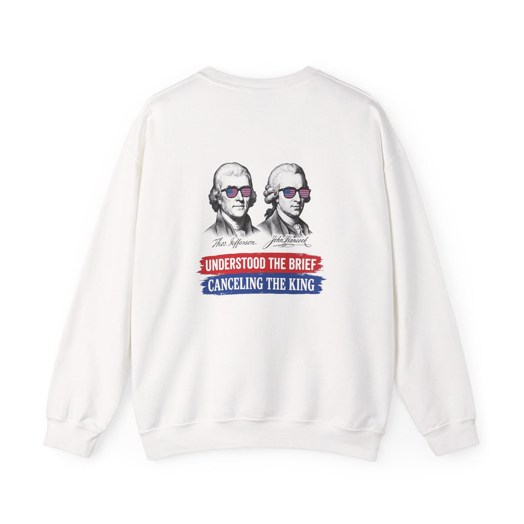 Jefferson Hancock Canceling The King Back Print Sweatshirt