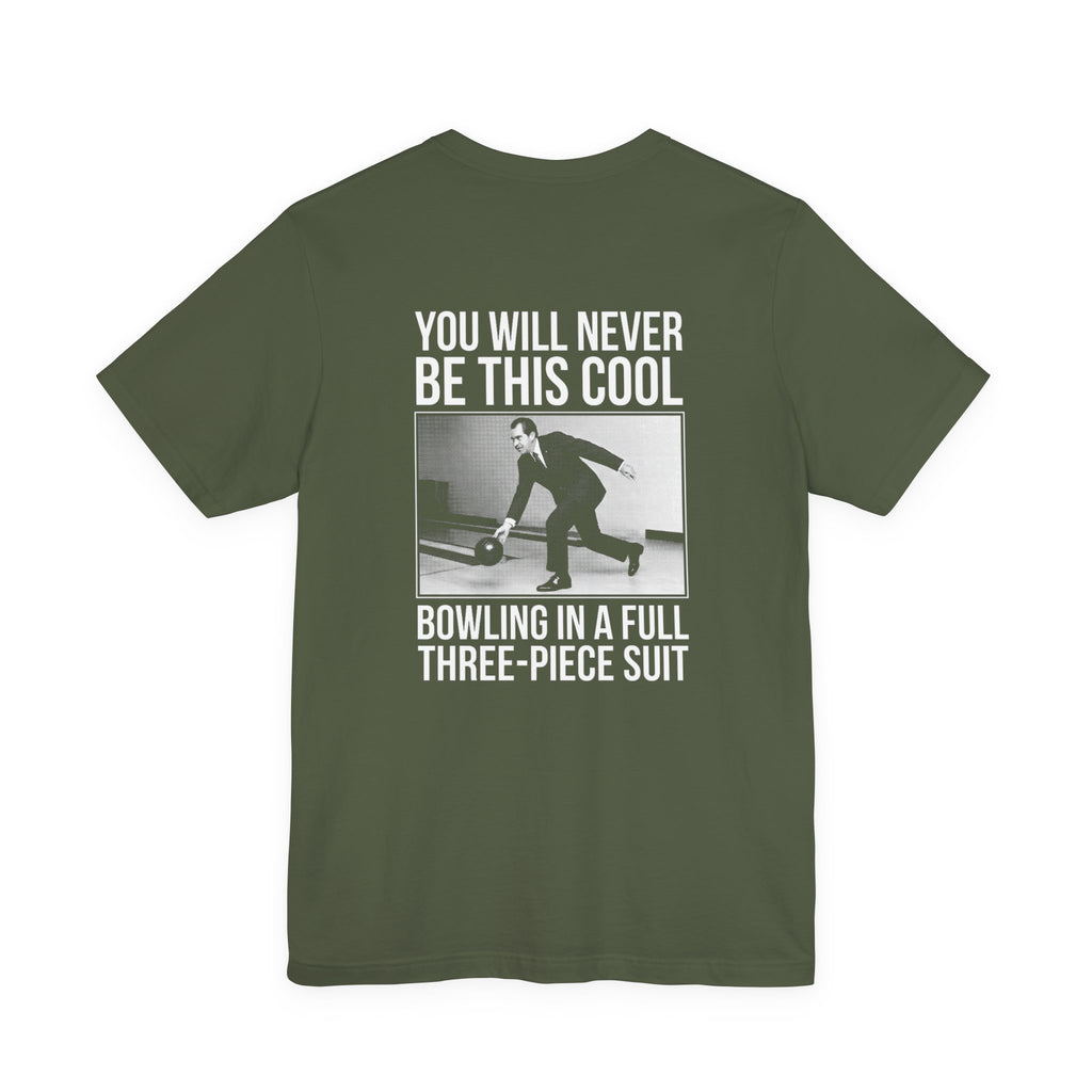 Nixon Suit Bowling Flex Back Print Premium Tee
