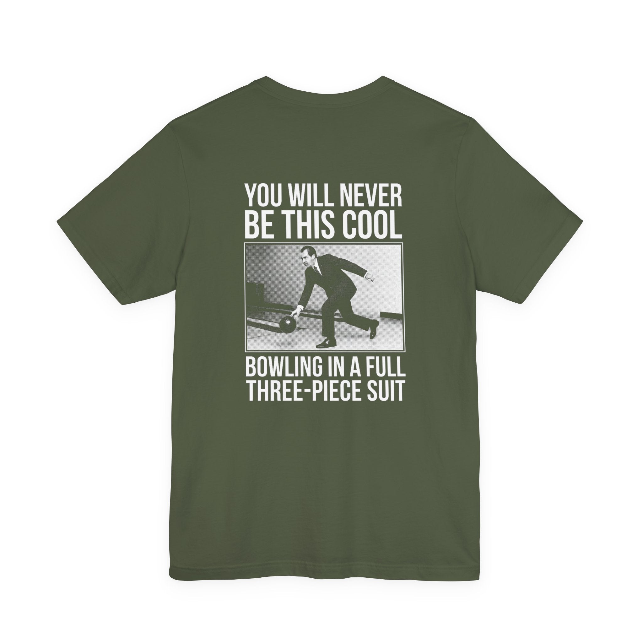 Nixon Suit Bowling Flex Back Print Premium Tee