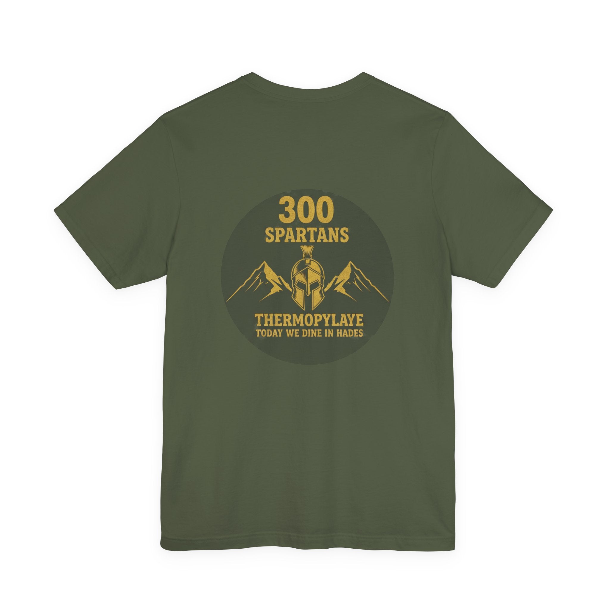 Spartans Thermopylae Back Print Premium Tee