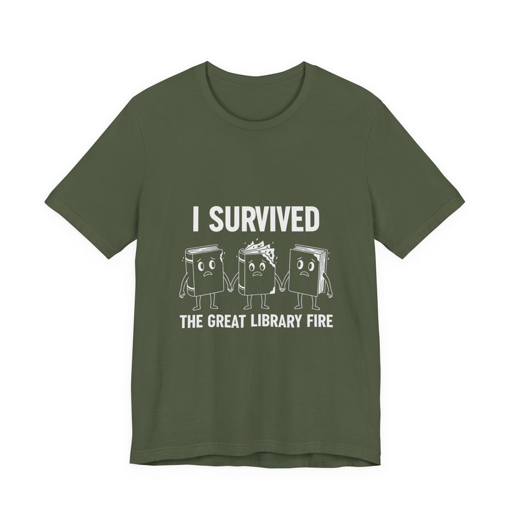 I Survived The Great Library Premium Tee