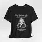 Thomas Jefferson Procrastination Double Spaced Premium Tee